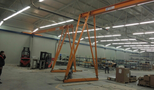 JAKSCHE TEHNOLOGY - ALEKSANDROVAC - single girder half portal cranes load capacity 2 and 5 tons for automotive industry 